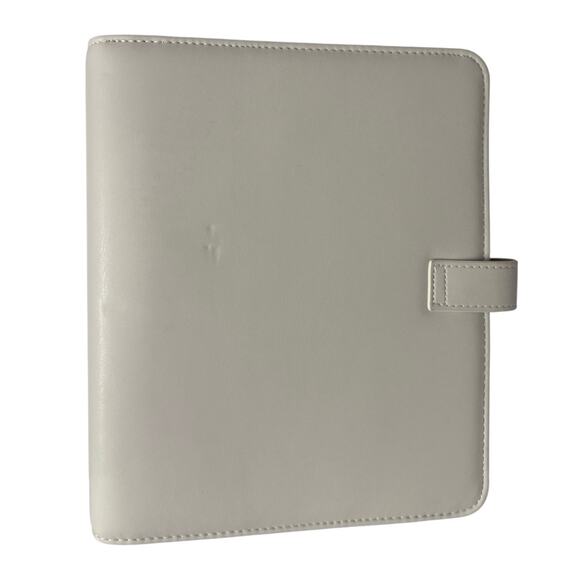 Franklin Covey Full-Grain Leather 7 Ring Planner Binder Gray - Picture 9 of 14